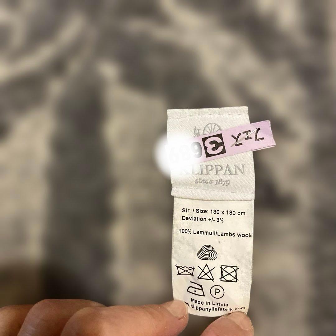 KLIPPAN クリッパン ミナペルホネン ブランケット グレー