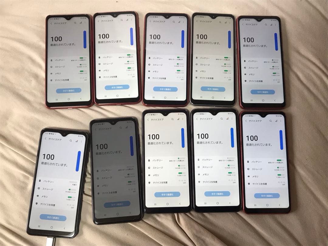 GALAXY A21 カラー3種類初期化済み10個docomo6