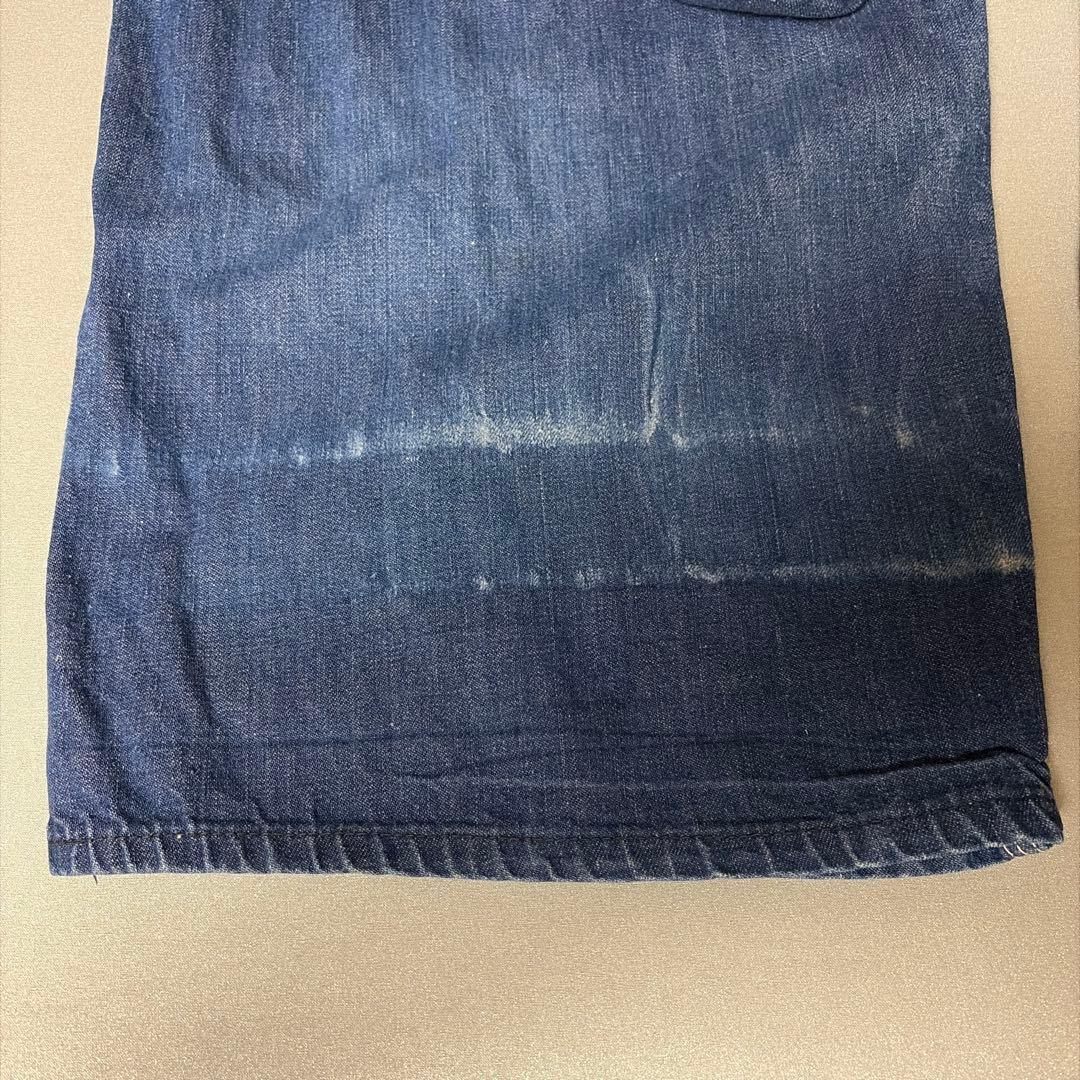 60s カーハート デニム オーバーオール エプロン付 ビンテージ ダブルニー