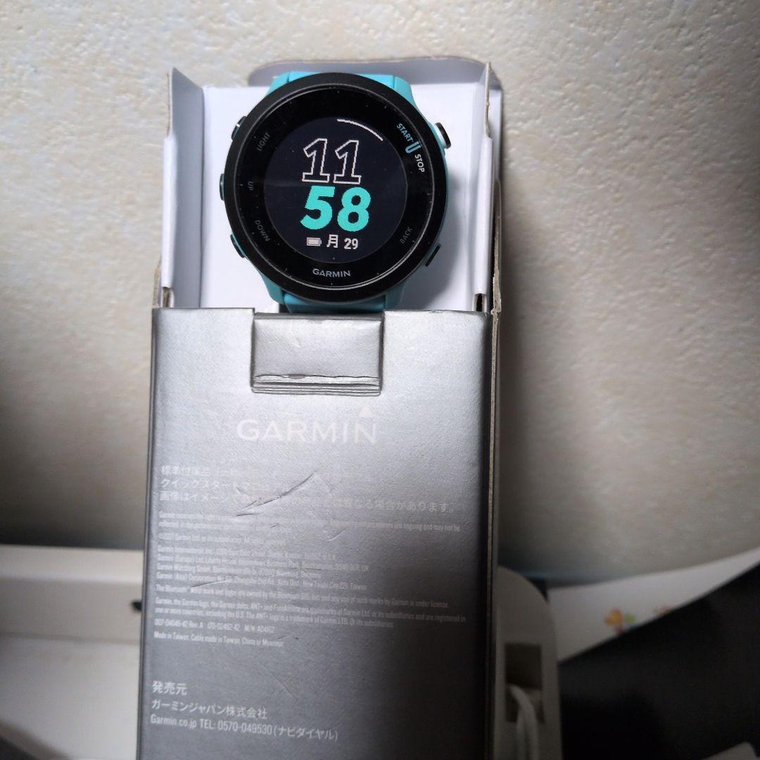 ミナ GARMIN FOREATHLETE 55 水色