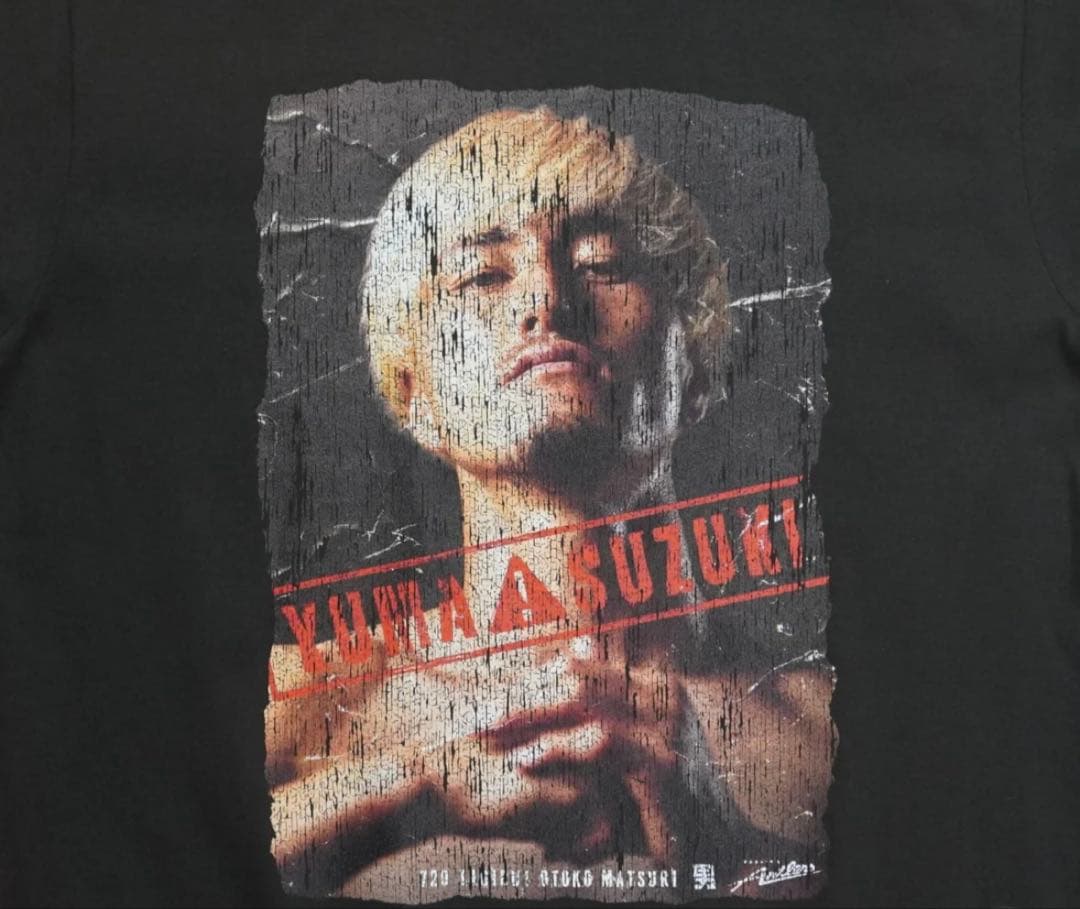 鹿島アントラーズ 2025男祭りTシャツ（鈴木優磨） オトコブラック