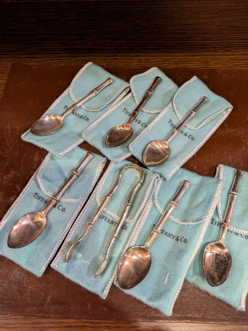 Tiffany スターリングシルバー BAMBOO カトラリーセット 銀食器