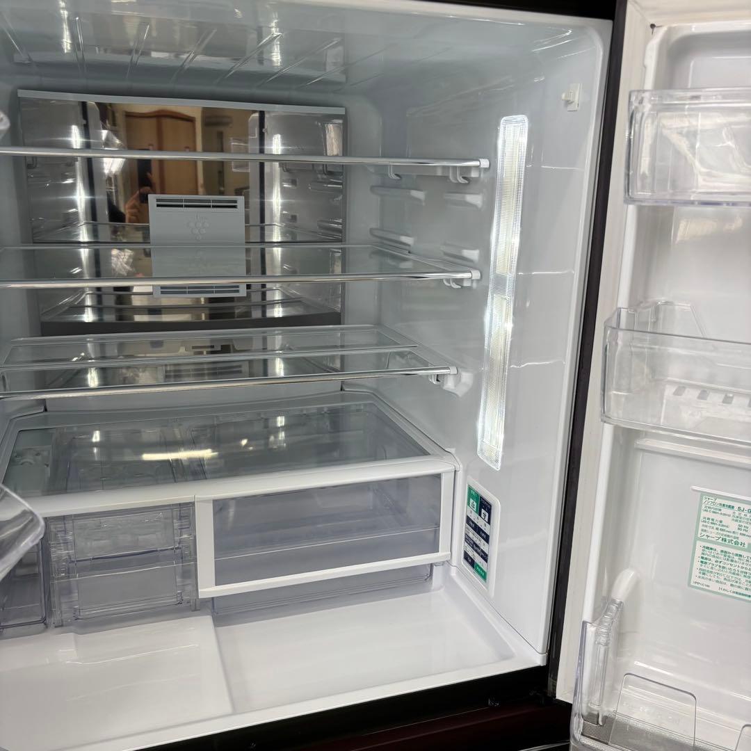 ★571　冷蔵庫　シャープ　大型　両開き　500㍑弱　中古　安い　綺麗　設置無料