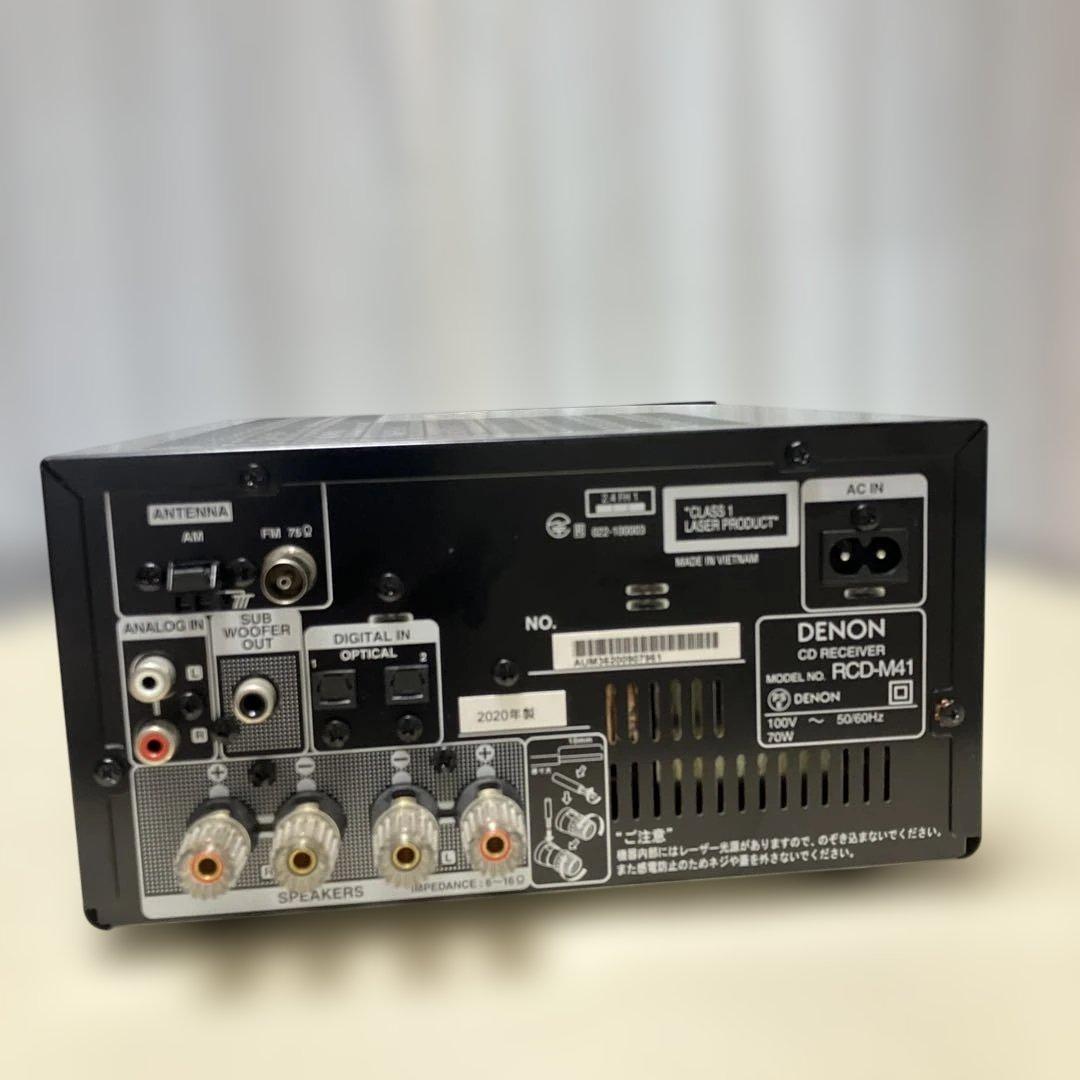 DENON CDレシーバー RCD-M41K 整備動作品 2020年製