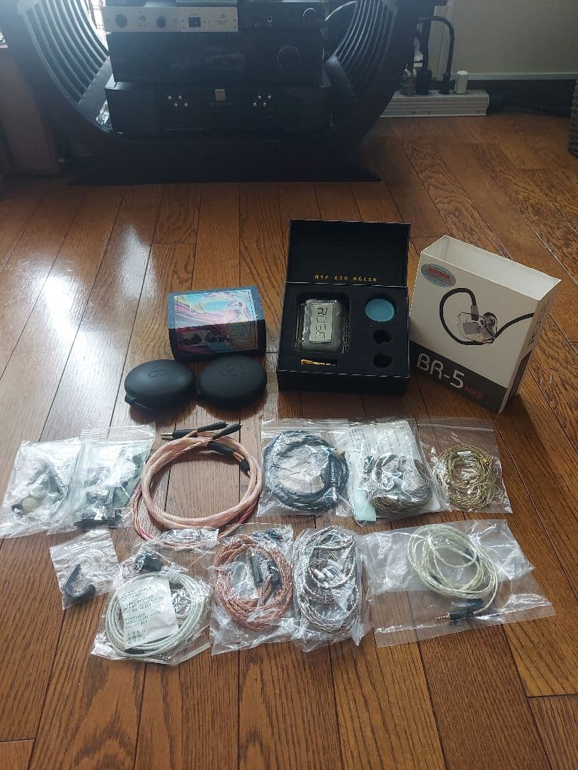 446　イヤホン11本 セット　ハードケース、cayin n5 ii 付き