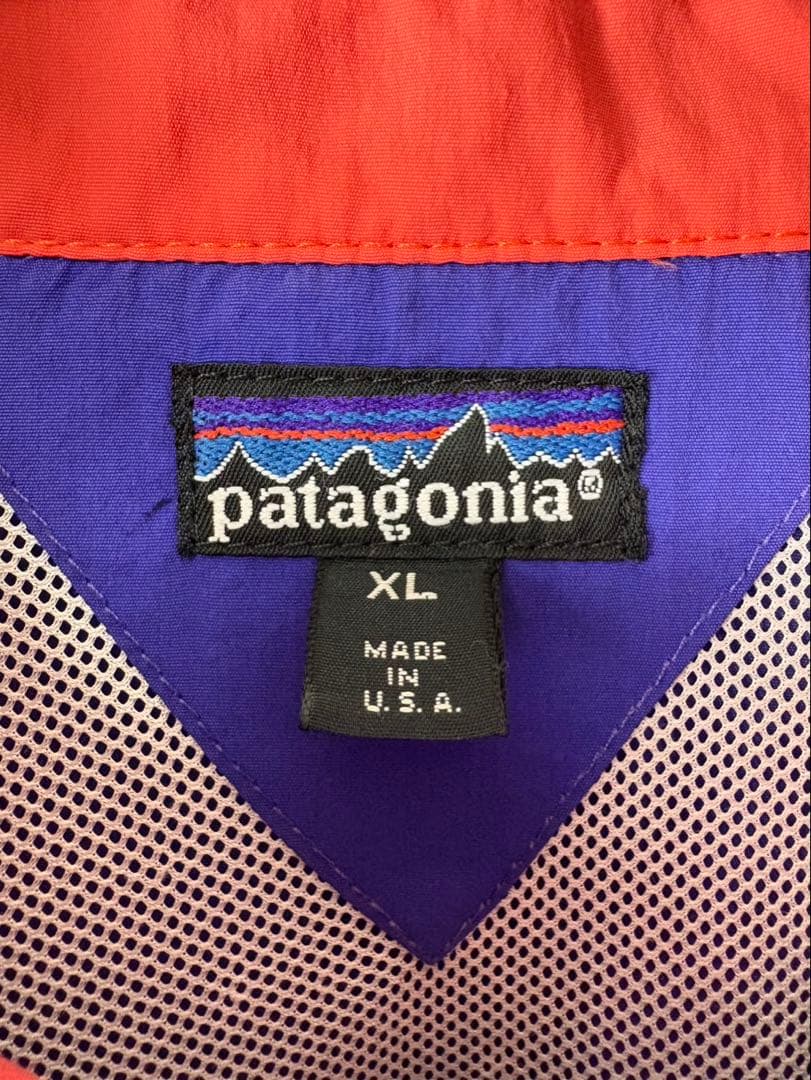 90s patagonia USA製　パタゴニア プルオーバーナイロンジャケット