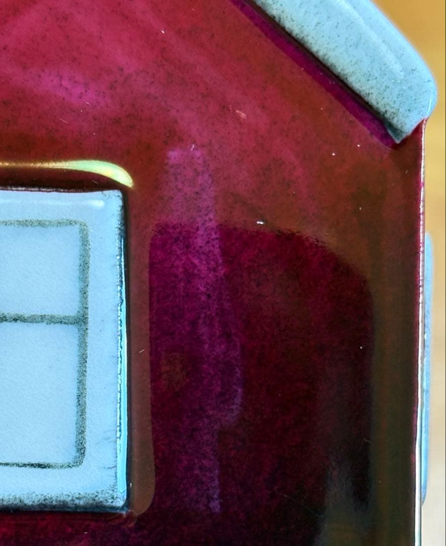 【窓立体型】ARABIA ヘルヤ ハウスキャンドルホルダー Talo レッド