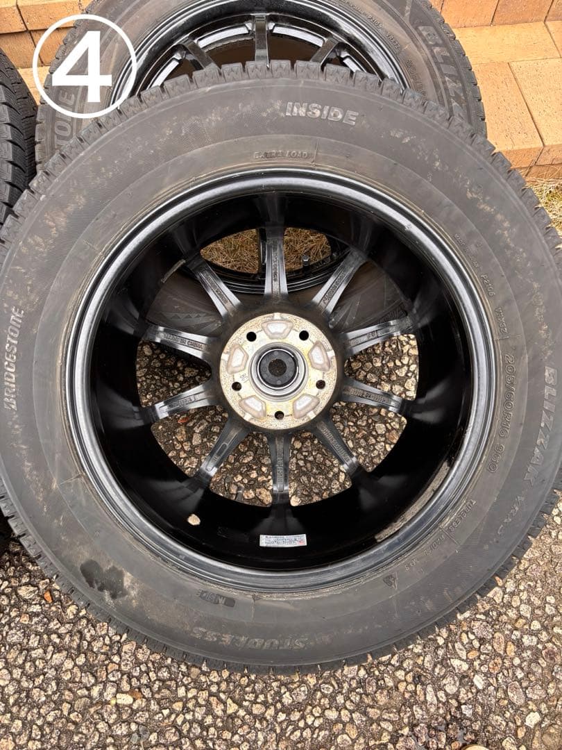 ブリヂストン VRX3 205/60r16 スタッドレス タイヤ ホイール