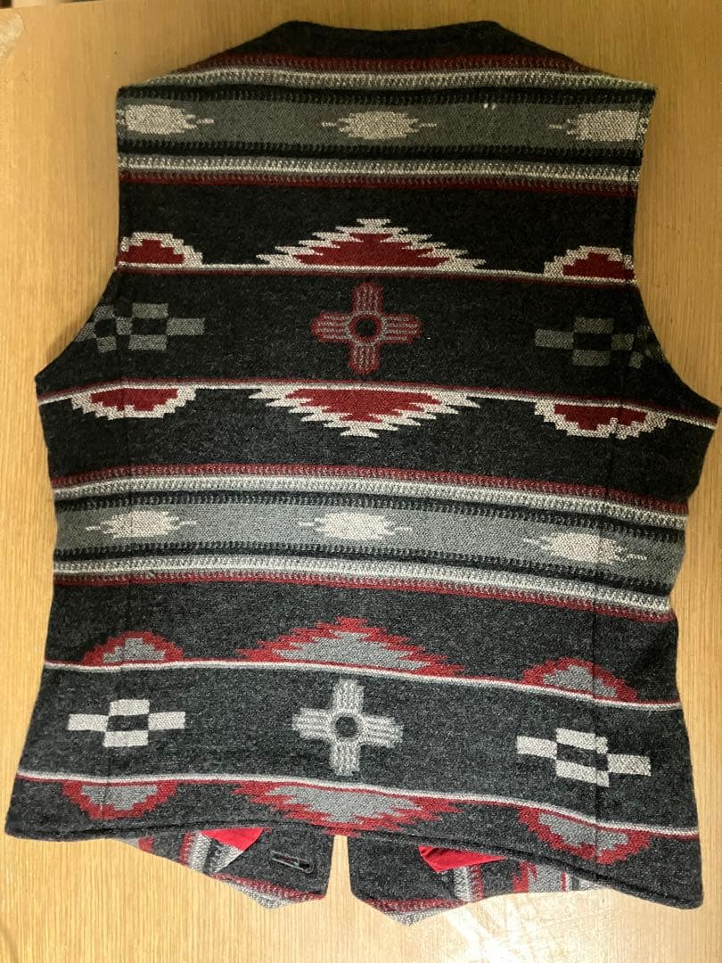 THE FLAT HEAD ブランケット ネイティブ ベスト サイズ38