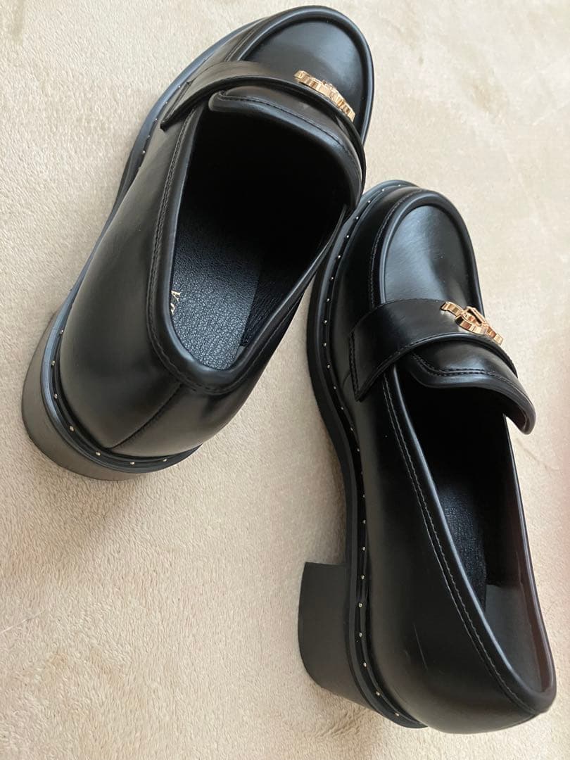 RANDAローファー【BLACK黒/Mサイズ】ランダ