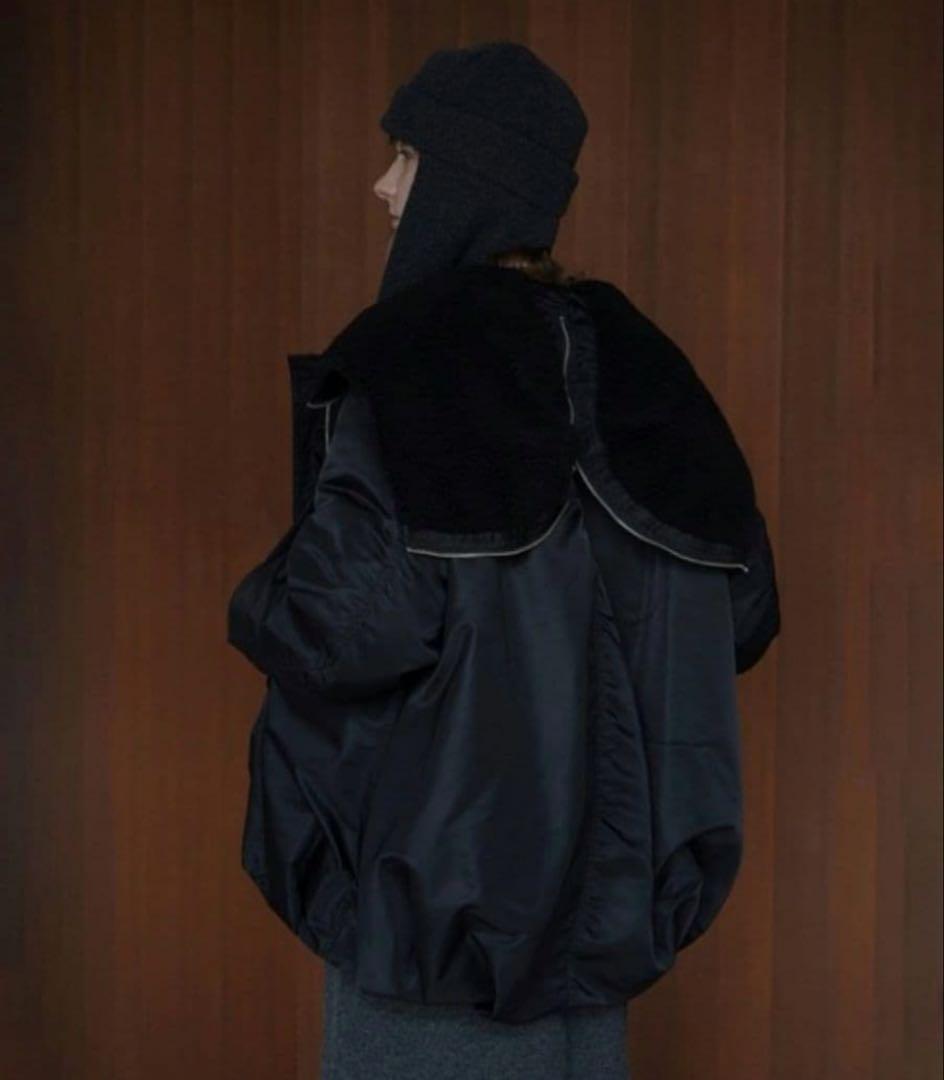 ジャケット・アウター CLANE BALLOON DESIGN HOODED N3B