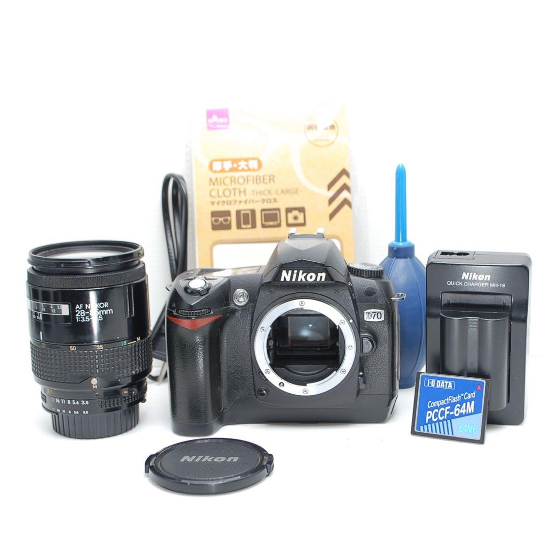 ❤️初心者おすすめモデル❤️Nikon D70 すぐ撮影ができる 操作性抜群