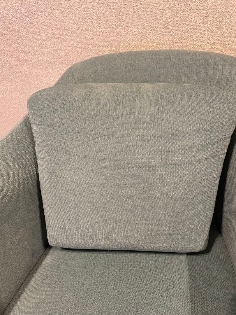 1人掛けソファ MINI MILLER ARM CHAIR Blue Gray/IDEE