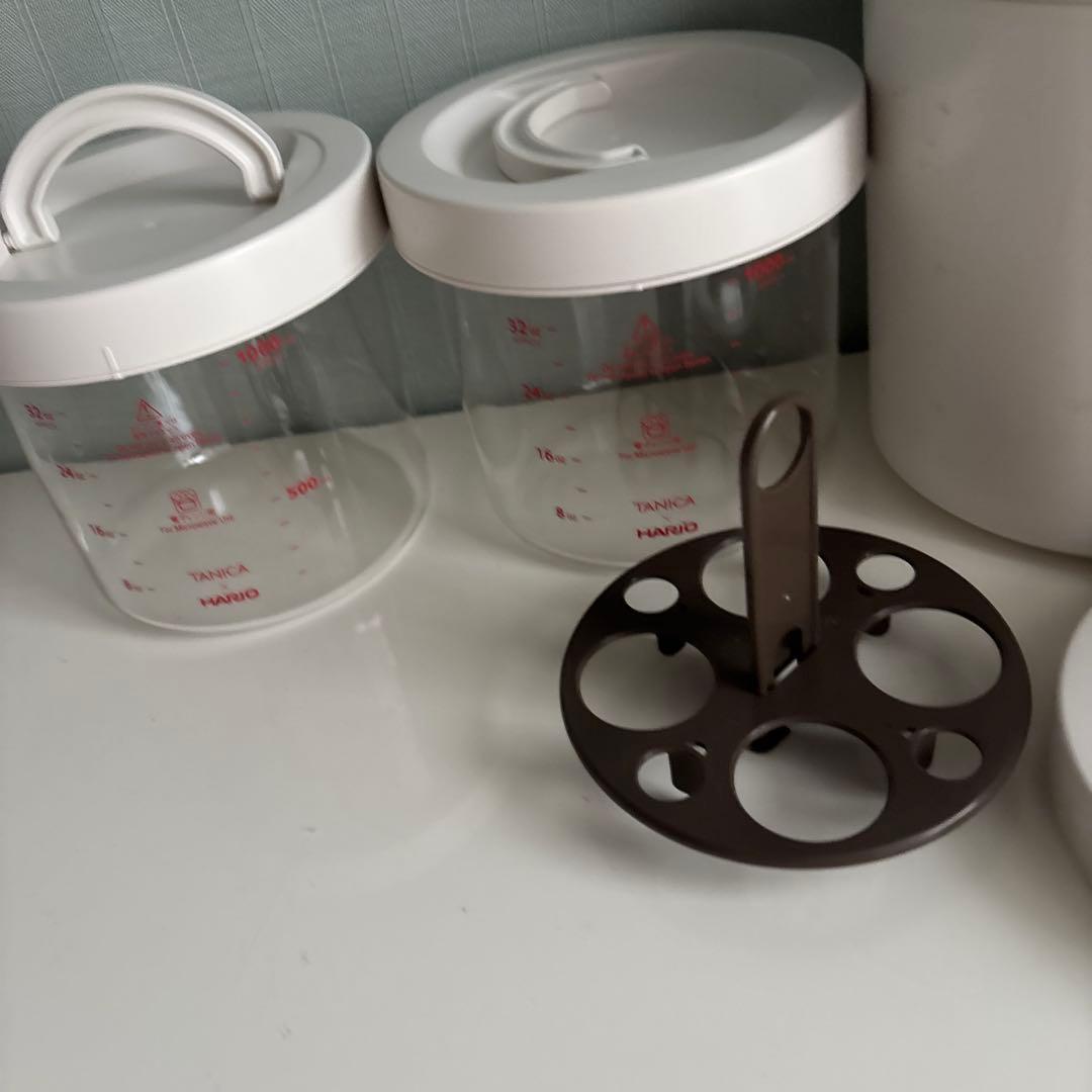 美品最新モデルガラス容器2つ付きYOGURTiAS S ヨーグルトメーカー