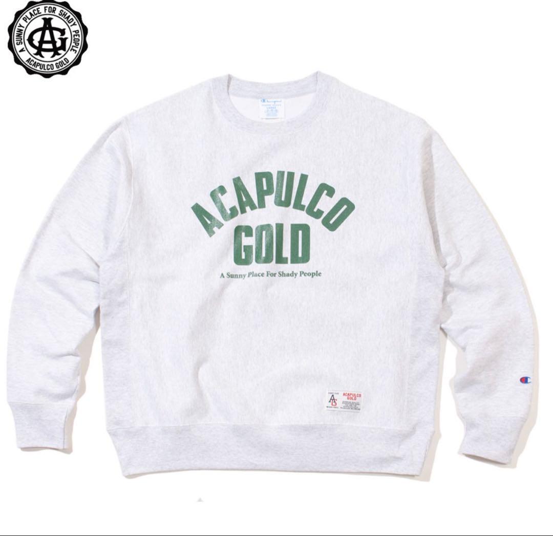 【N】Champion ×ACAPULCOGOLD コラボ スウェットXL