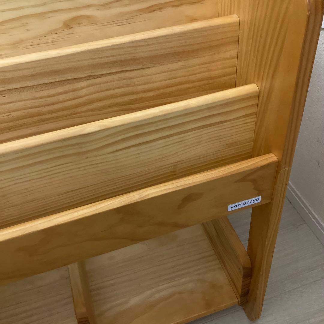 大和屋　本棚　ブックシェルフ　ブックラック　ノスタ　木製　yamatoya