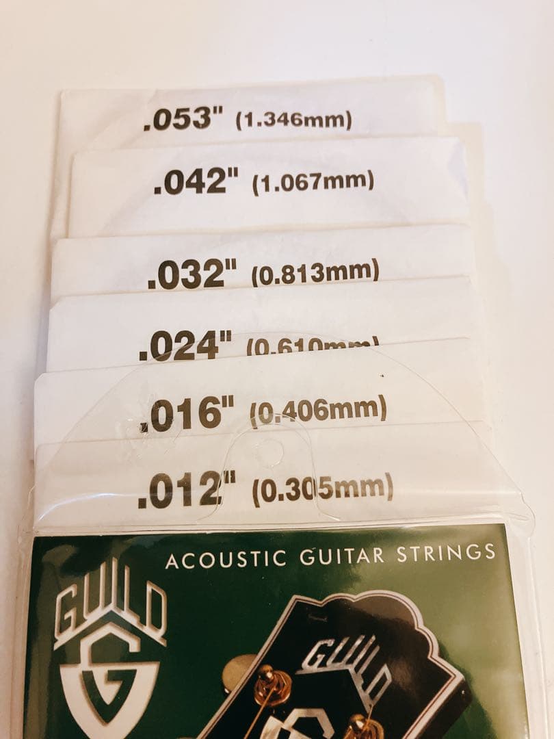 ☆新品☆4個☆ GUILD ギルド ギター弦 アコギ用 ライトゲージ　L350