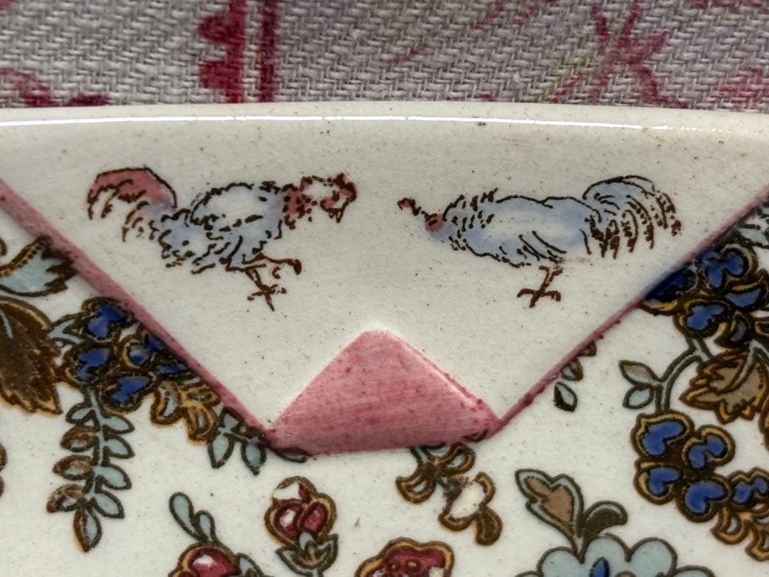 希少フランスアンティーク　サルグミンヌ　アンファンリシャールのカップ&ソーサー④