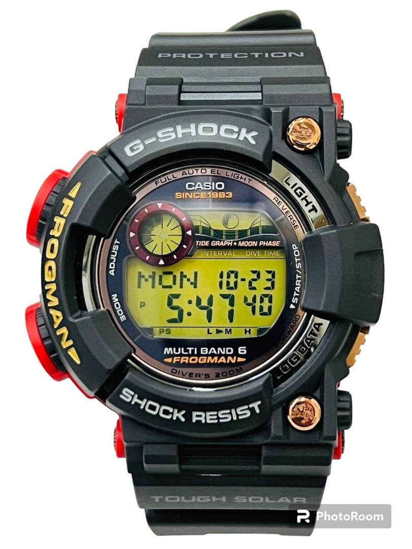 【美品】G-SHOCK フロッグマン 35周年 GWF-1035F-1JR