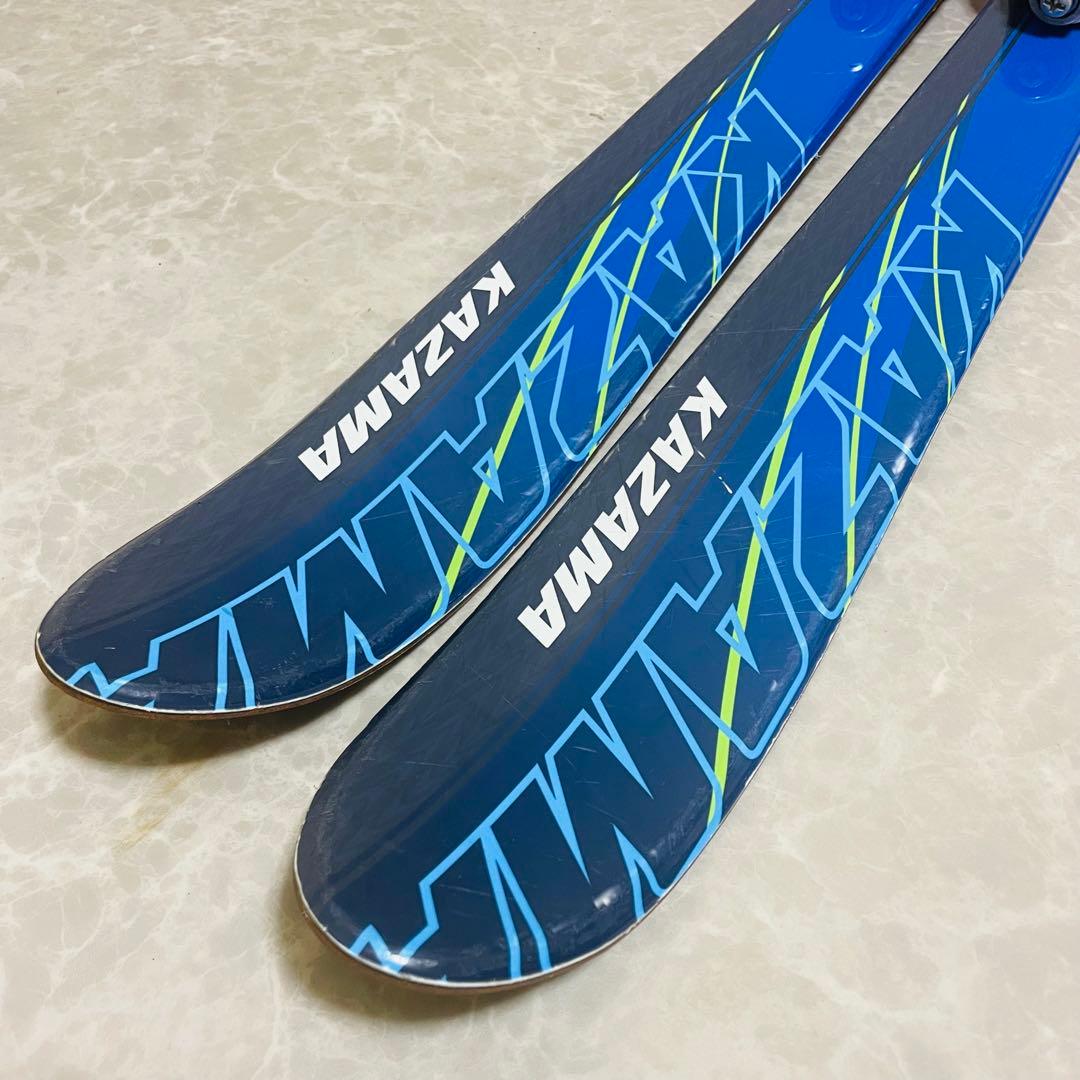 KAZAMA 子供用 スキー 4点セット ブーツ 板 ストック 120 22