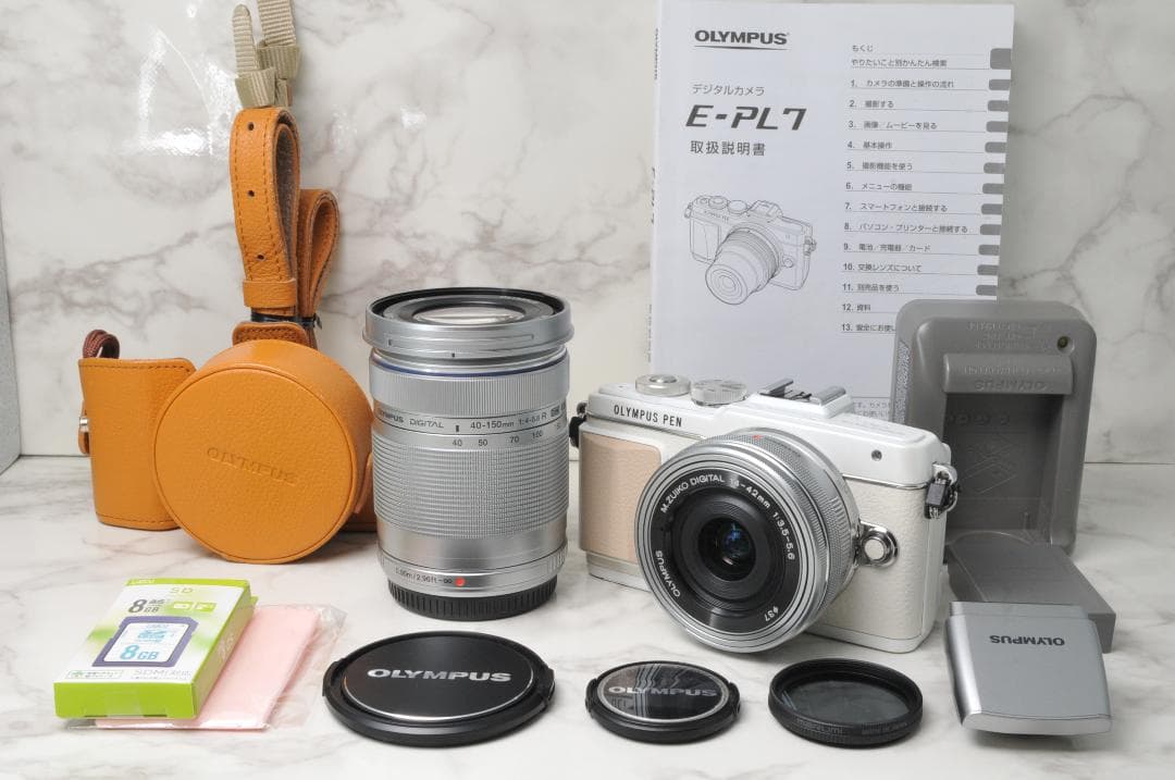 美品❣️OLYMPUS PEN E-PL7⭐️ダブルレンズ Wi-Fi ホワイト