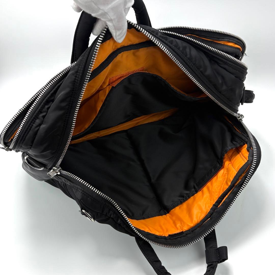 ポーター　3way　ビジネスバッグ　リュック　ショルダー　タンカー　ナイロン　黒