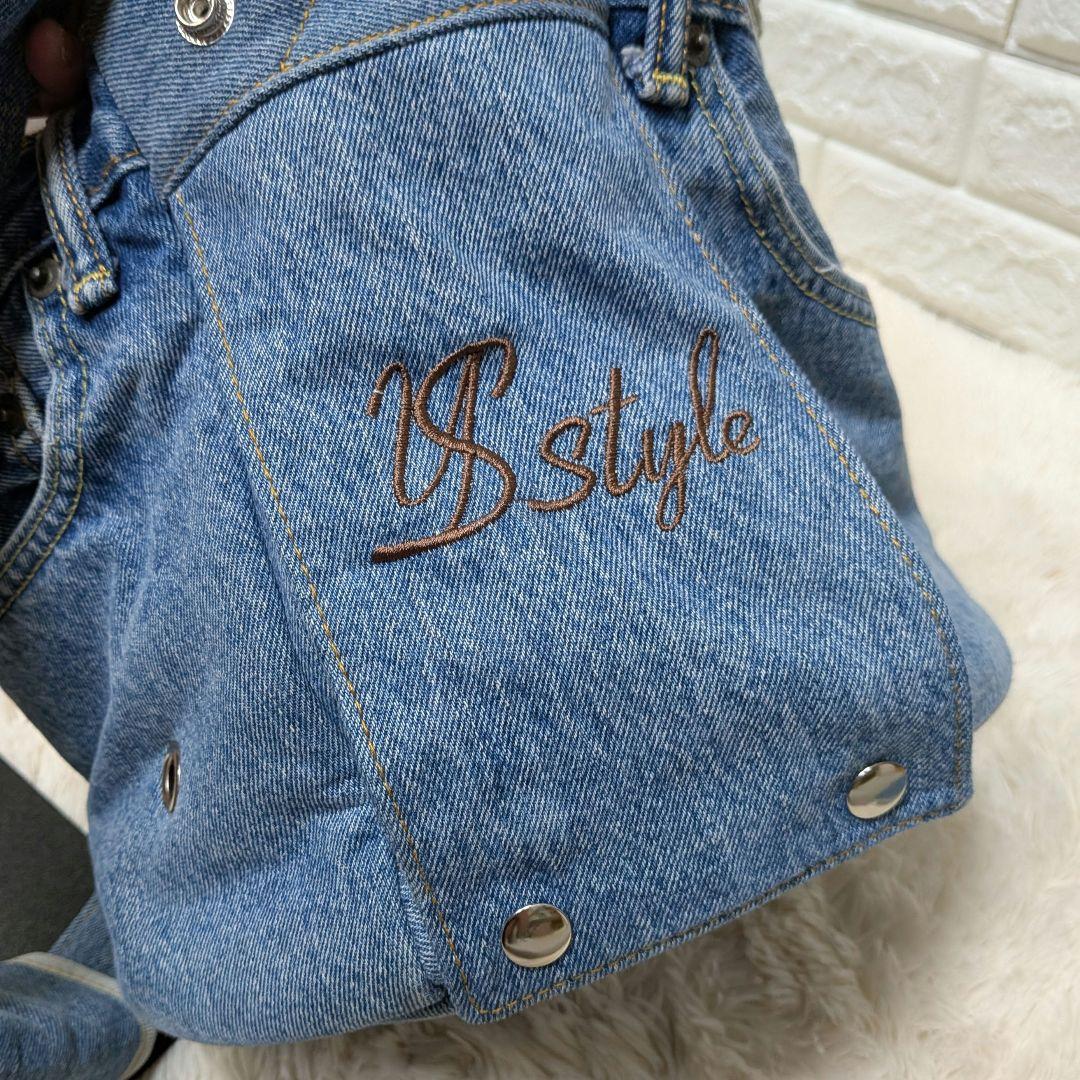 ルシアンエサヨ　タンブールインディゴブルー　斜めがけ　付属品セット