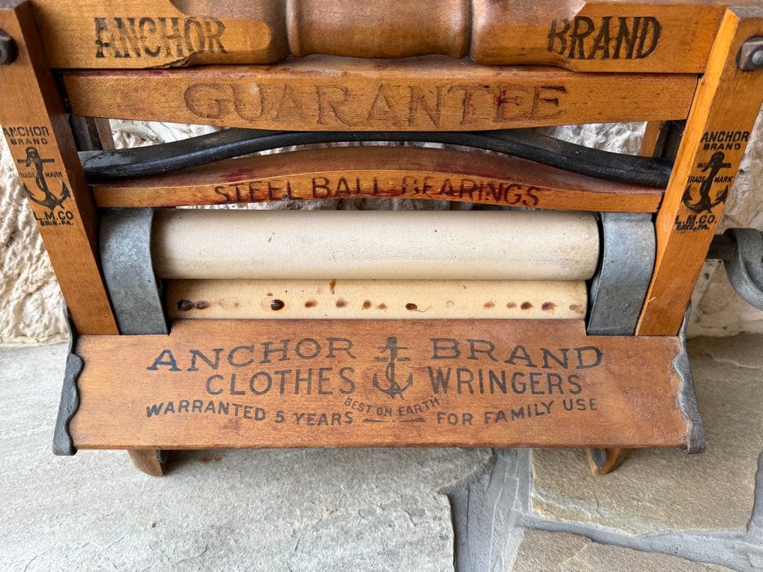 【値下げ】アンティーク アンカー 社ローラー式脱水機