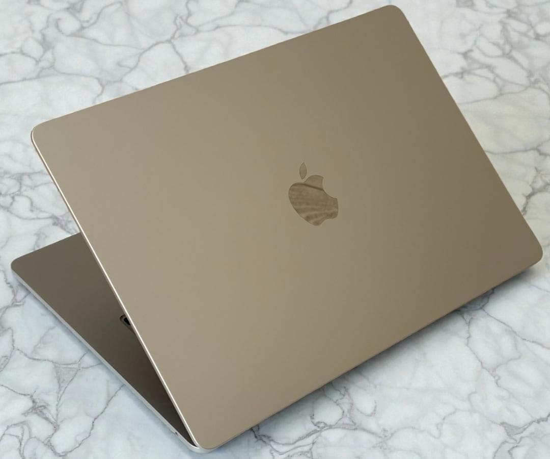 MacBookAir 15インチ M2 256GB メモリ16GB BT100％