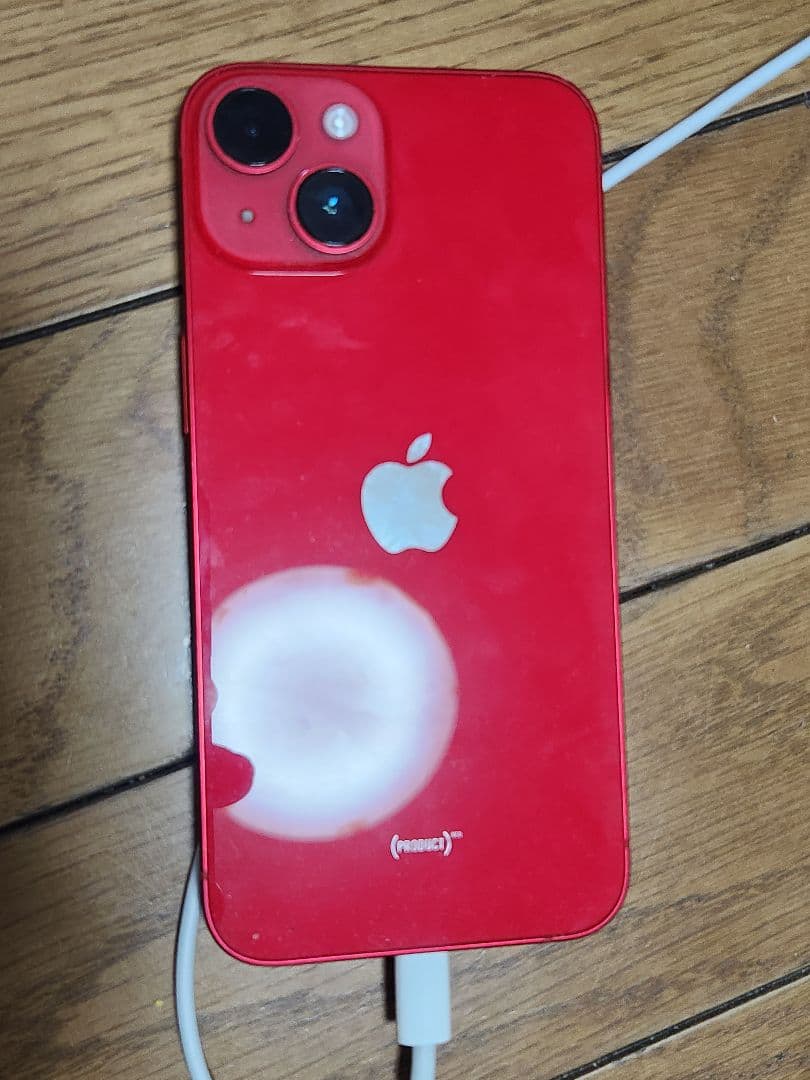 まーです。iphone 14 128GB レッド　訳あり
