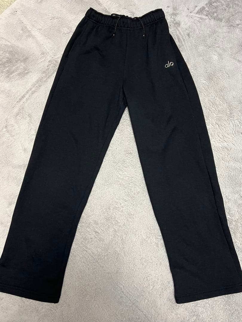 alo スウェット上下 ブラックXS ユニセックス