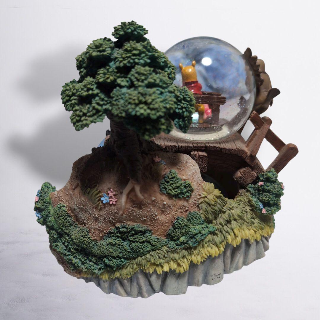 Disney くまのプーさん オルゴール スノードーム 　訳あり