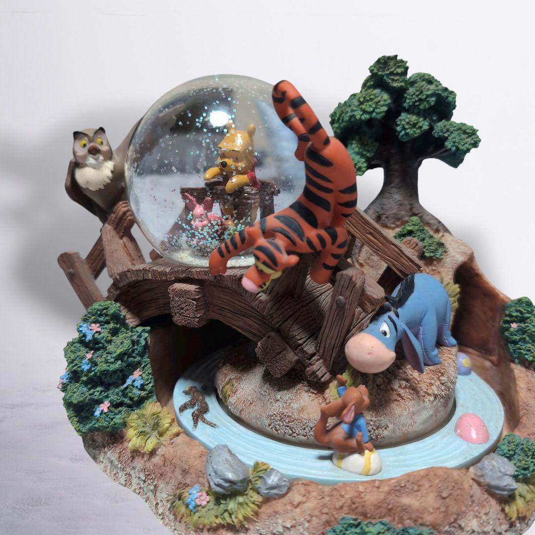 Disney くまのプーさん オルゴール スノードーム 　訳あり