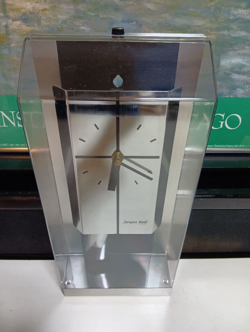 1980's　フランス　ジャックノエル　スペースエイジ　メタル　スイングクロック