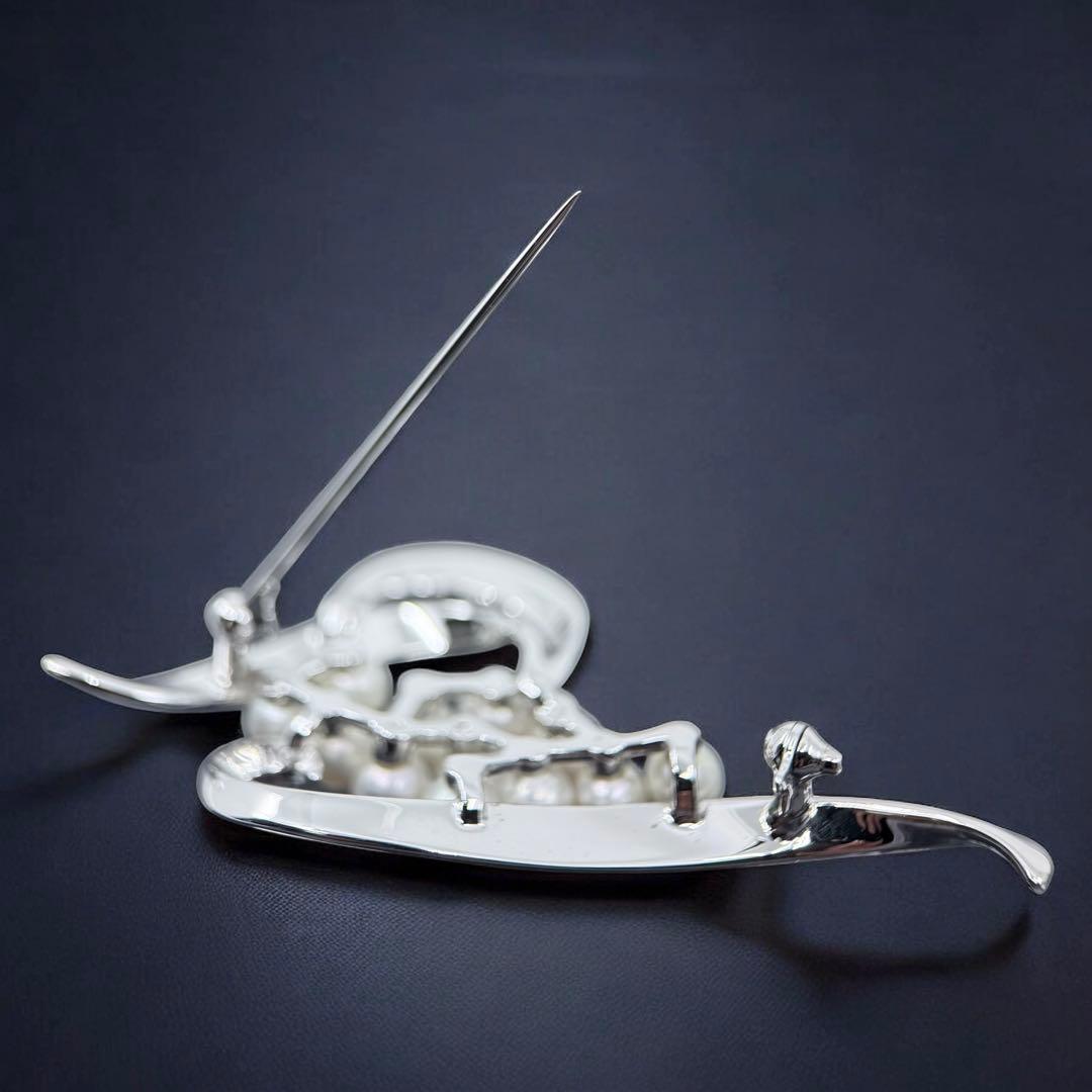 【未使用保管品】ミキモト　アコヤ　パール　本真珠　ブローチ　コサージュ