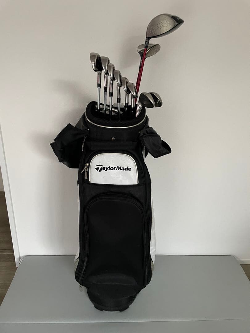 TaylorMade 11本キャディバッグ付 テーラーメイド ゴルフクラブ