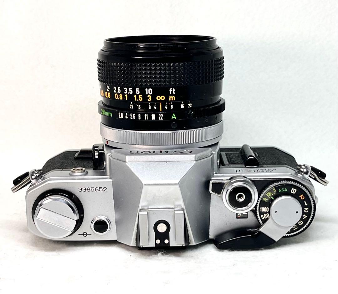 【完全動作品】キャノンフィルムカメラAE-1 28mm f2.8 3185341