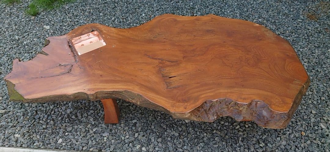 ケヤキ一枚板テーブル