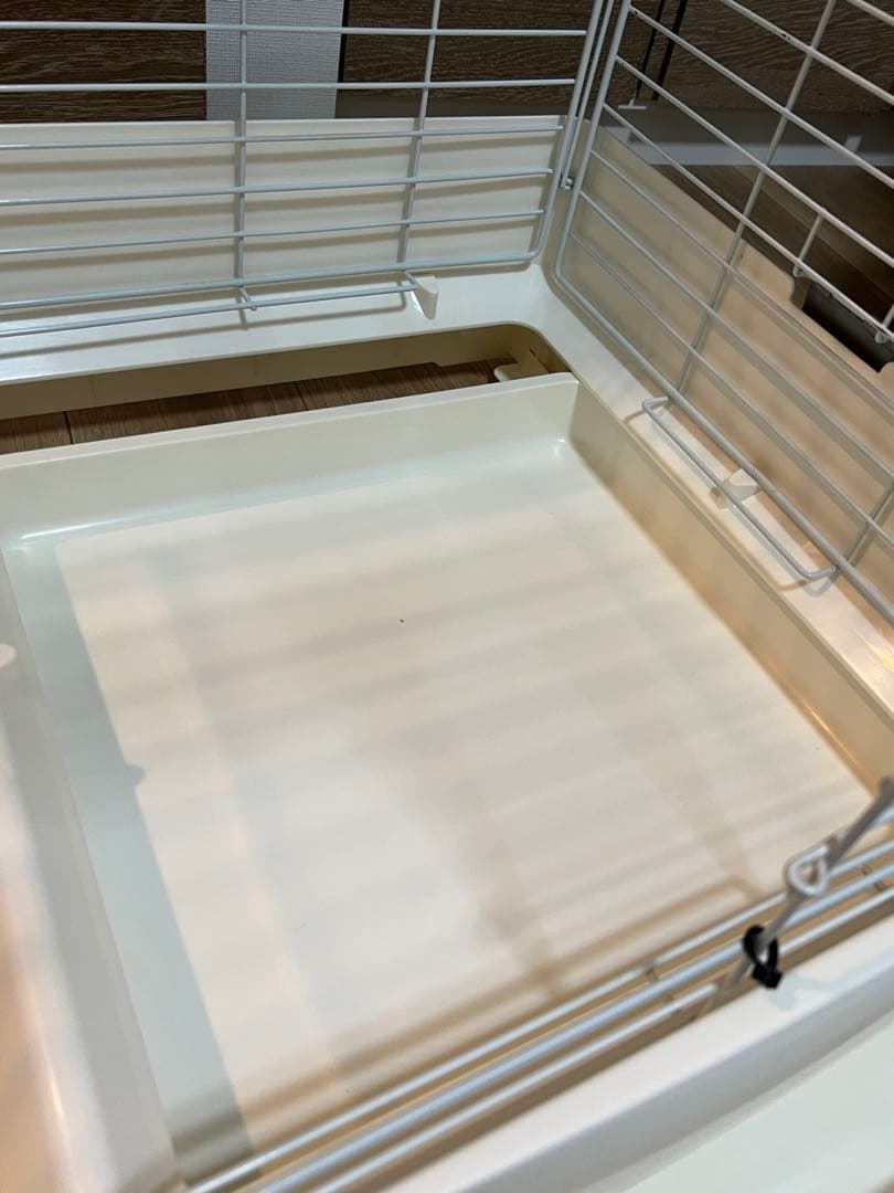 Sanko ケージ ホワイト キャスター付 サンコー イージーホーム エボ80