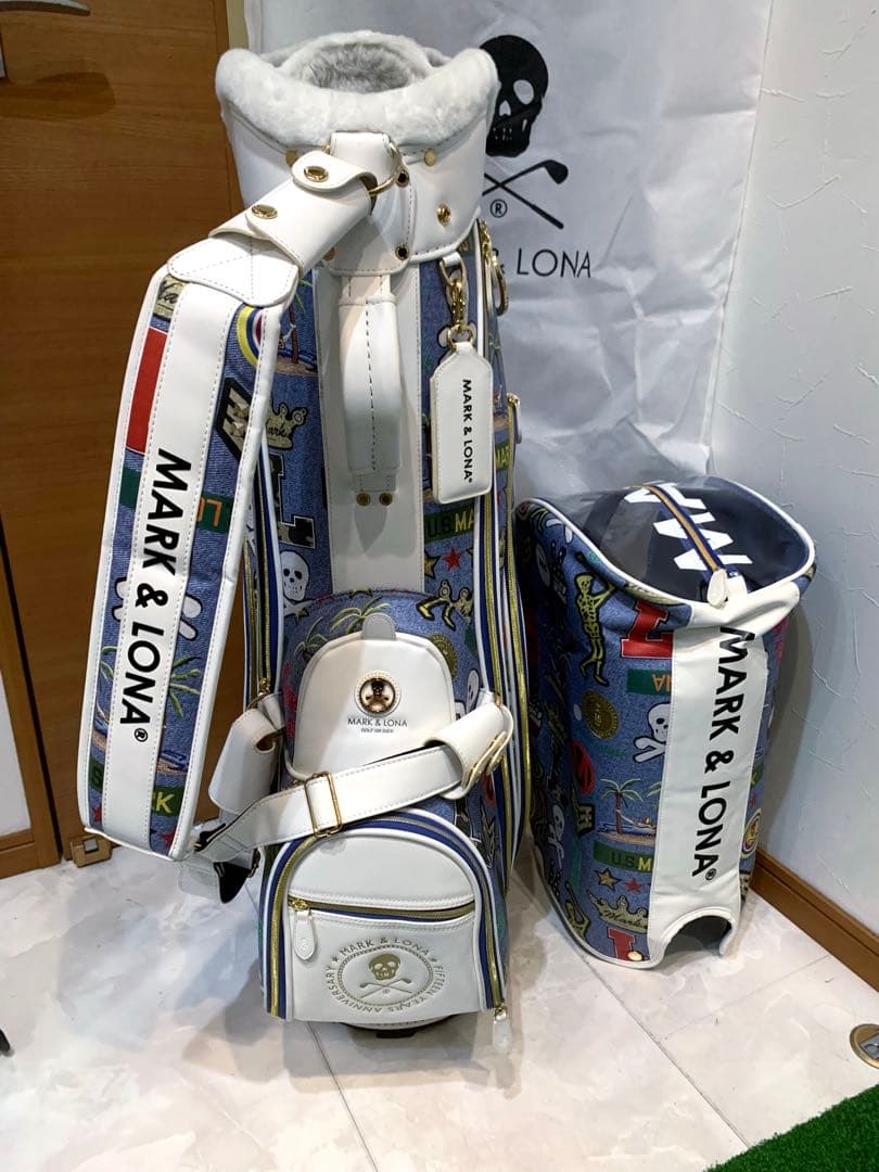 即完売　正規品　良品限定　マークアンドロナ　MARK＆LONA キャディバッグ