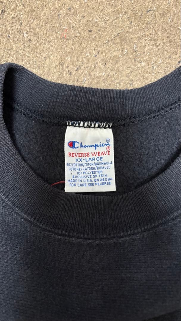 champion リバースウィーブ　刺繍タグ　XXL