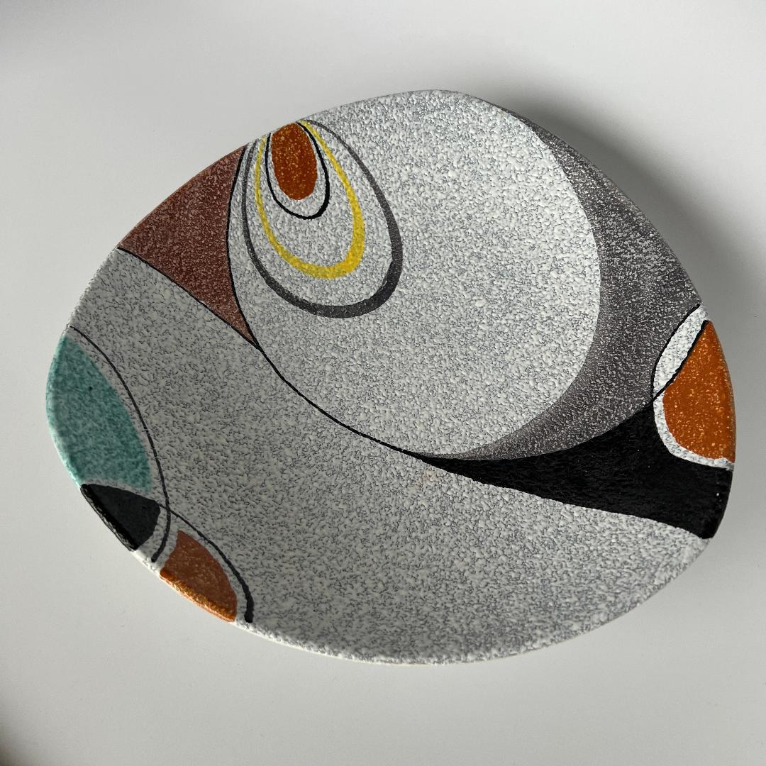 センターピース 1950年代 オランダ製 ゴーダ窯 ミッドセンチュリー 北欧