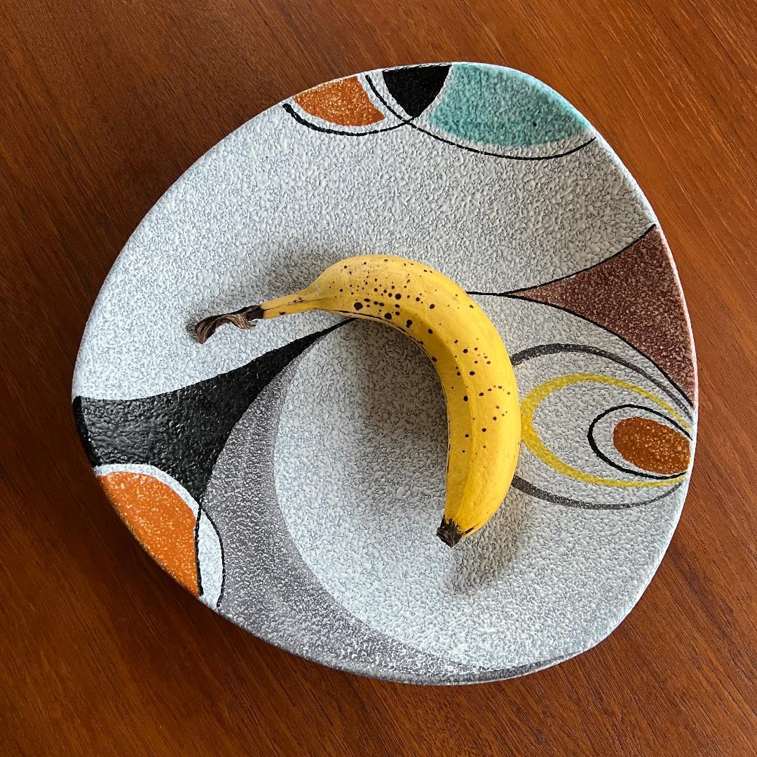 センターピース 1950年代 オランダ製 ゴーダ窯 ミッドセンチュリー 北欧