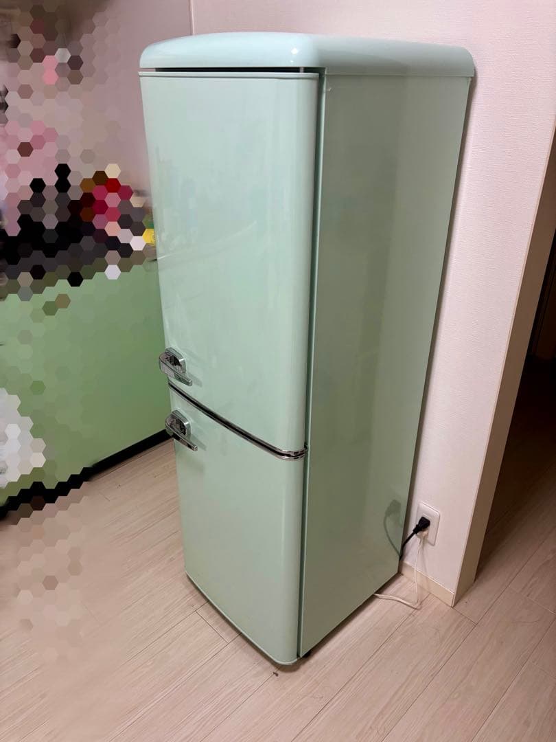 冷蔵庫 130L レトロ