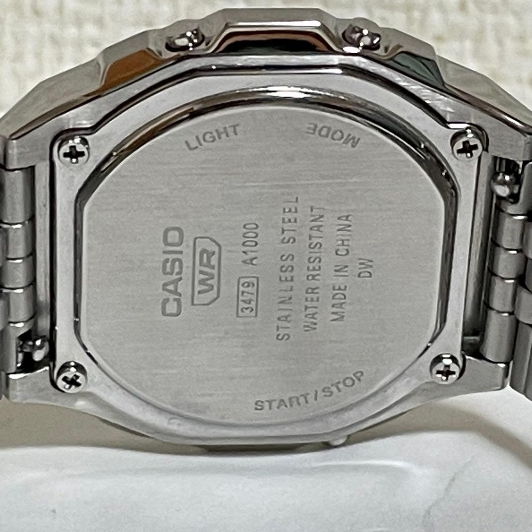 【美品】CASIO カシオA1000A-7JF シルバー