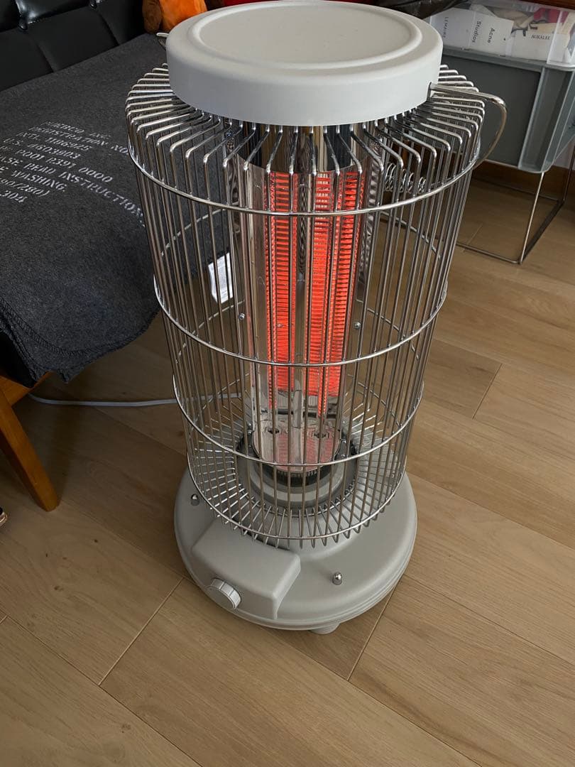 AND DECO 電気ヒーター 円筒形