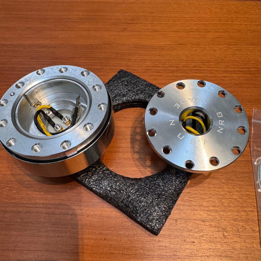 NRG クイックリリース　初期モデル　アメリカ製　シルバー　正規品