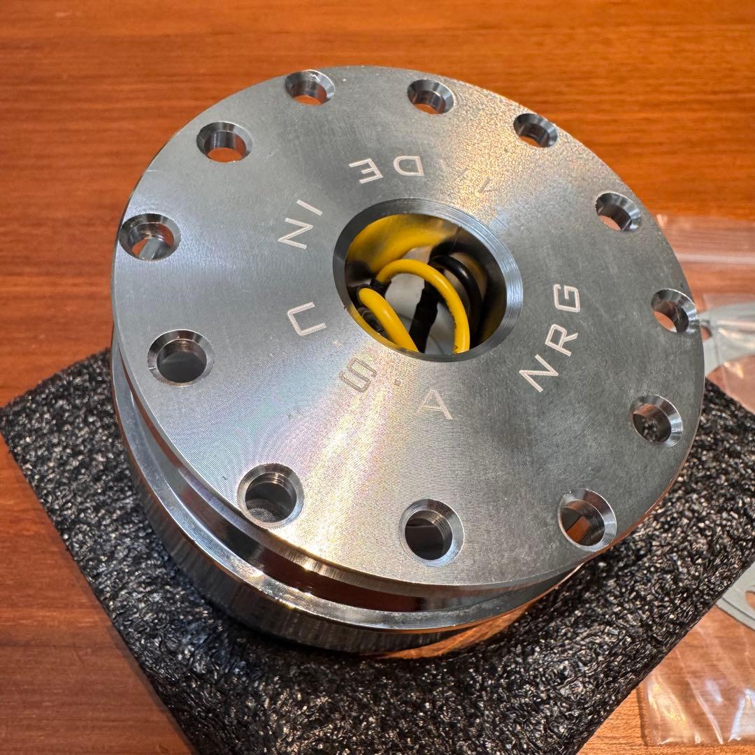 NRG クイックリリース　初期モデル　アメリカ製　シルバー　正規品