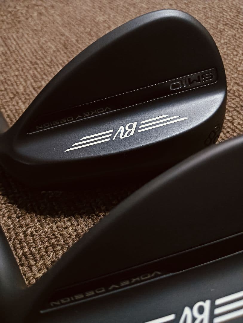 ふくきなこ vokayウェッジ SM10 ジェットブラック3本セット