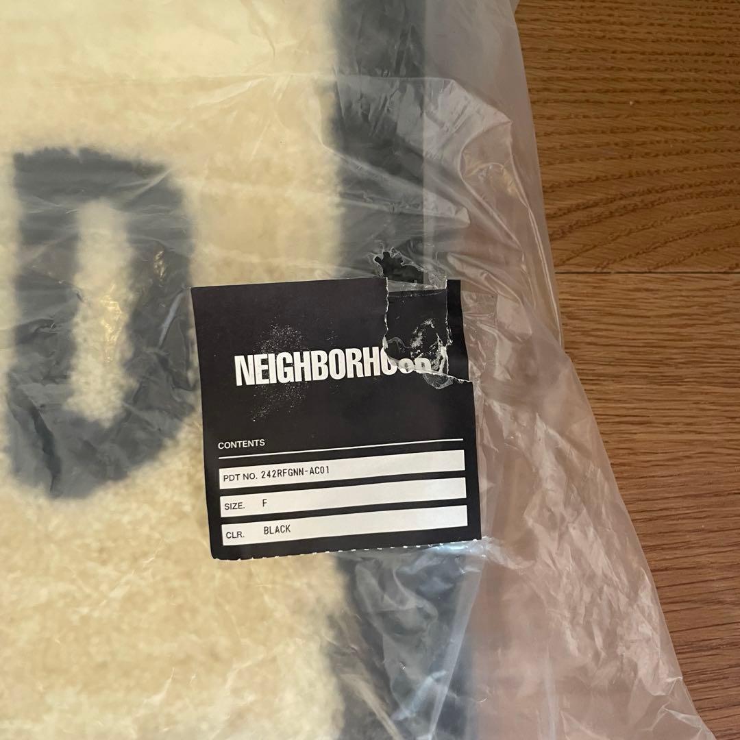 NEIGHBORHOOD チェッカーラグ ブラック/クリーム